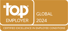 AWARDED GLOBAL TOP EMPLOYER BY TOP EMPLOYERS INSTITUTE